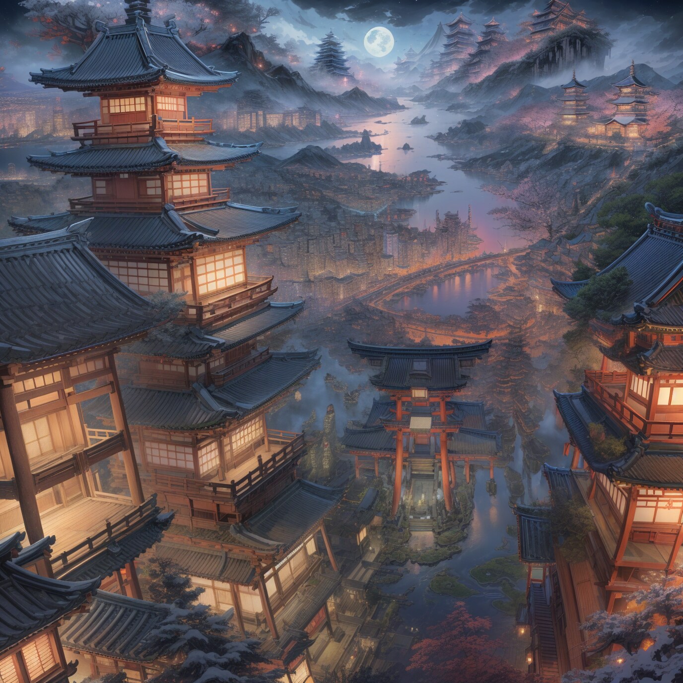 神社街　～Japanese Shrine City～