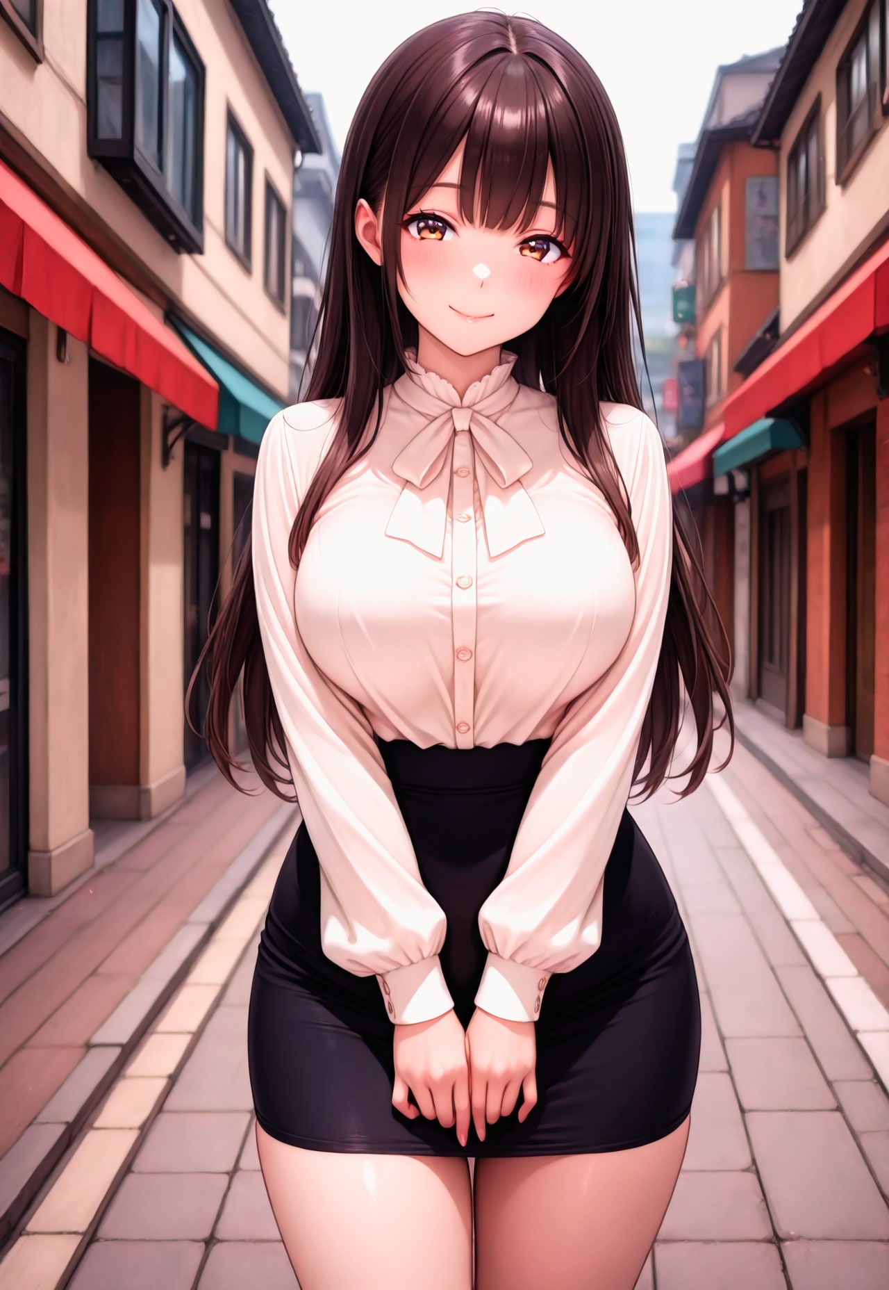 1528（白いブラウス）
