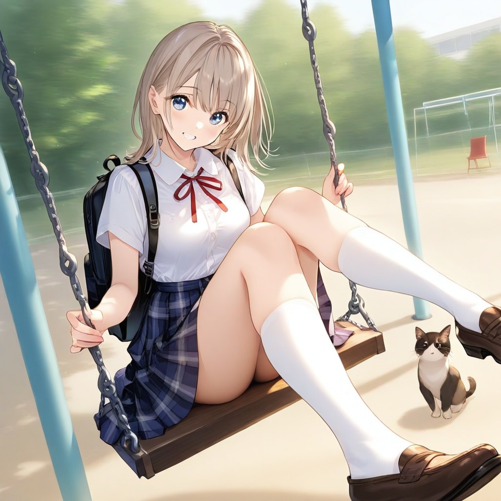 ブランコ | の人気AIイラスト・グラビア