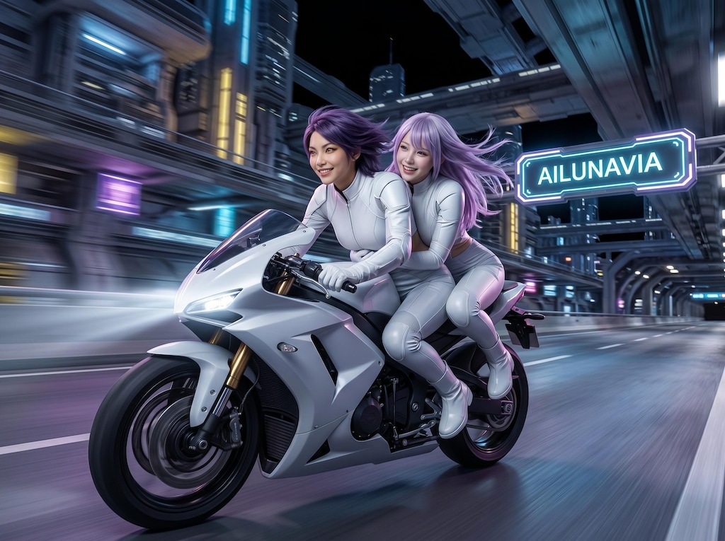 AILUとLUNA 月面タンデムツーリング