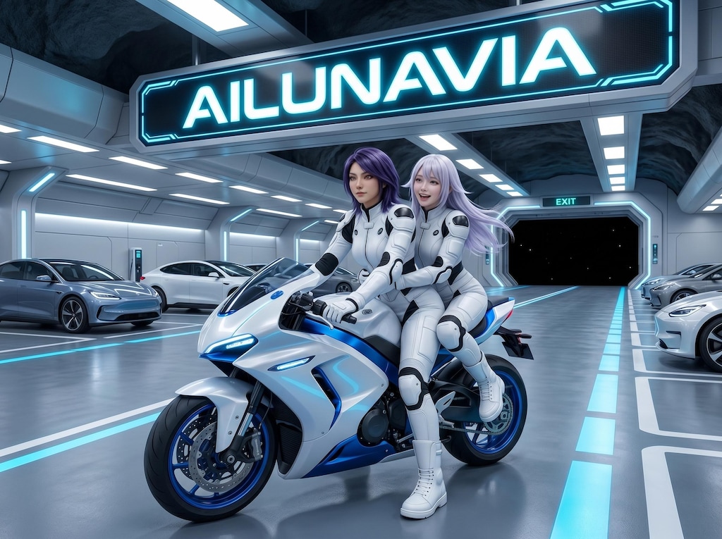 AILUとLUNA 月面タンデムツーリング
