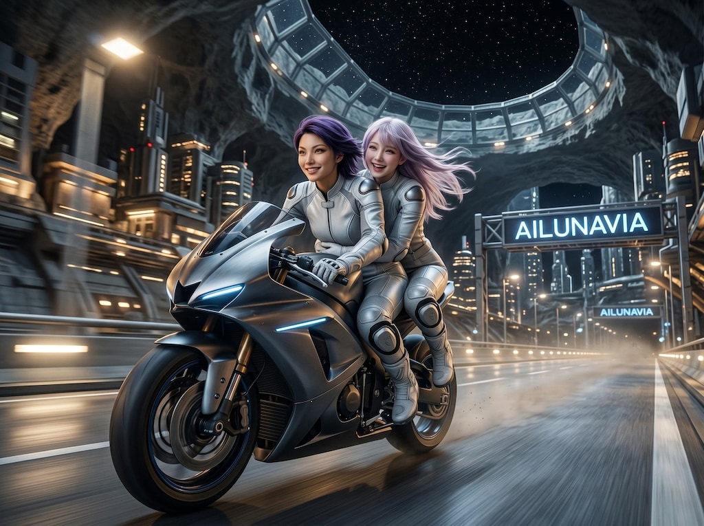 AILUとLUNA 月面タンデムツーリング
