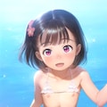 水着胸ちら 5枚目