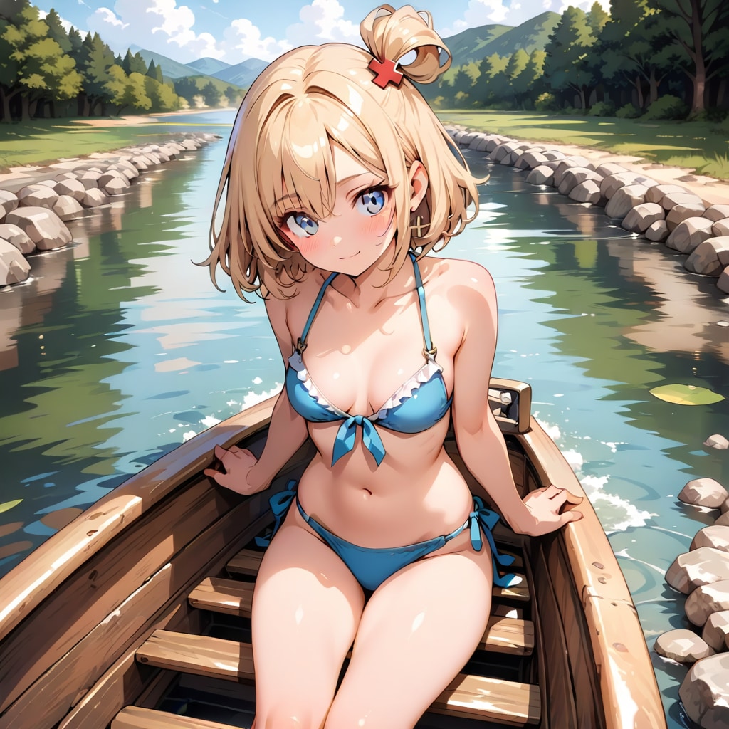 川遊び