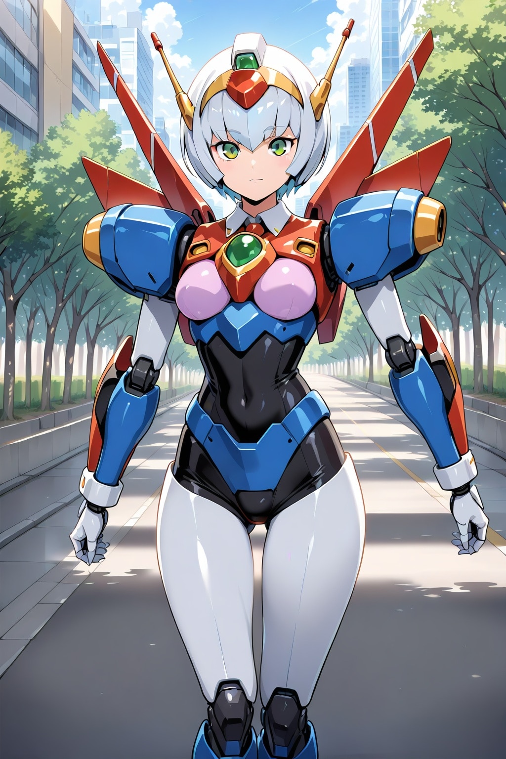 スーパーロボット娘 | の人気AIイラスト・グラビア