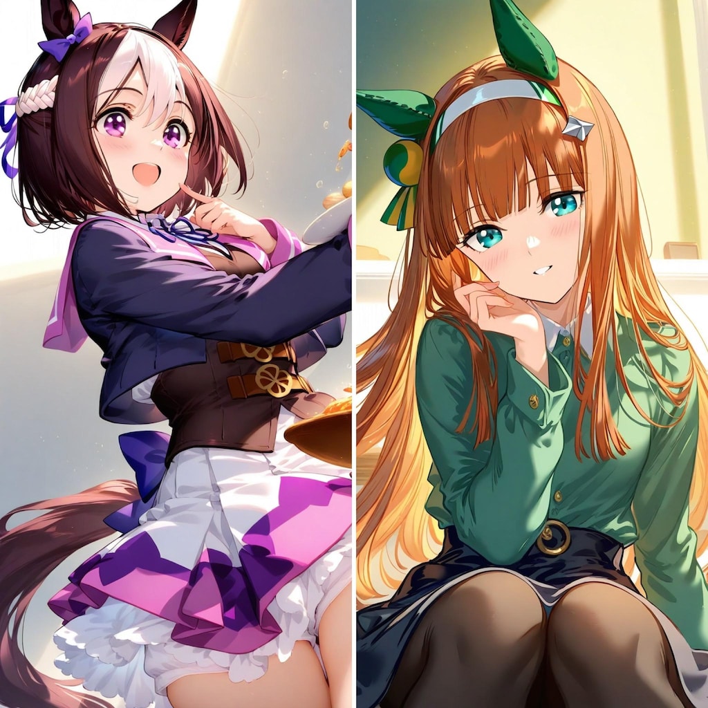 ウマ娘スペちゃんとスズカの休日🐴❤️