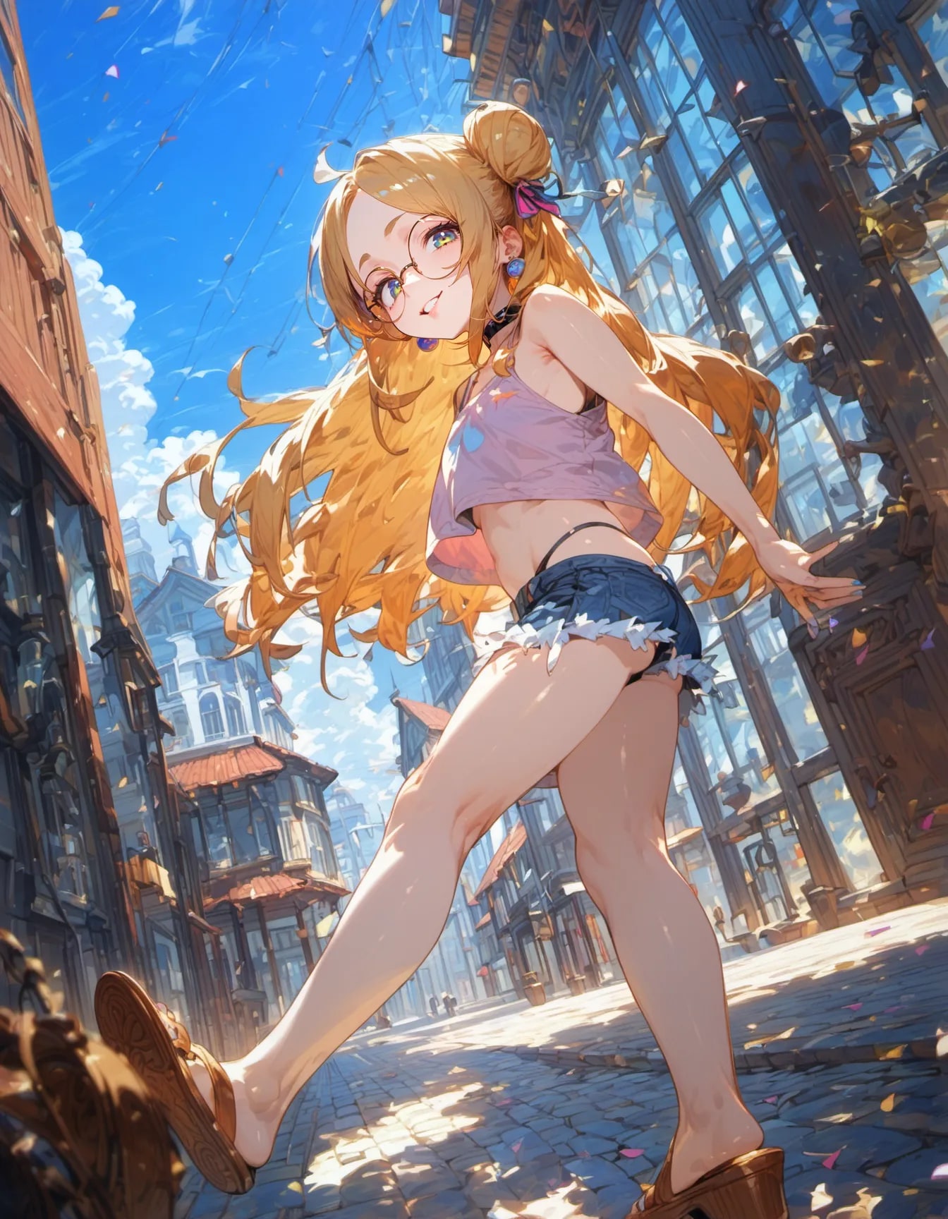 Breeze Carries Her Forward | の人気AIイラスト・グラビア