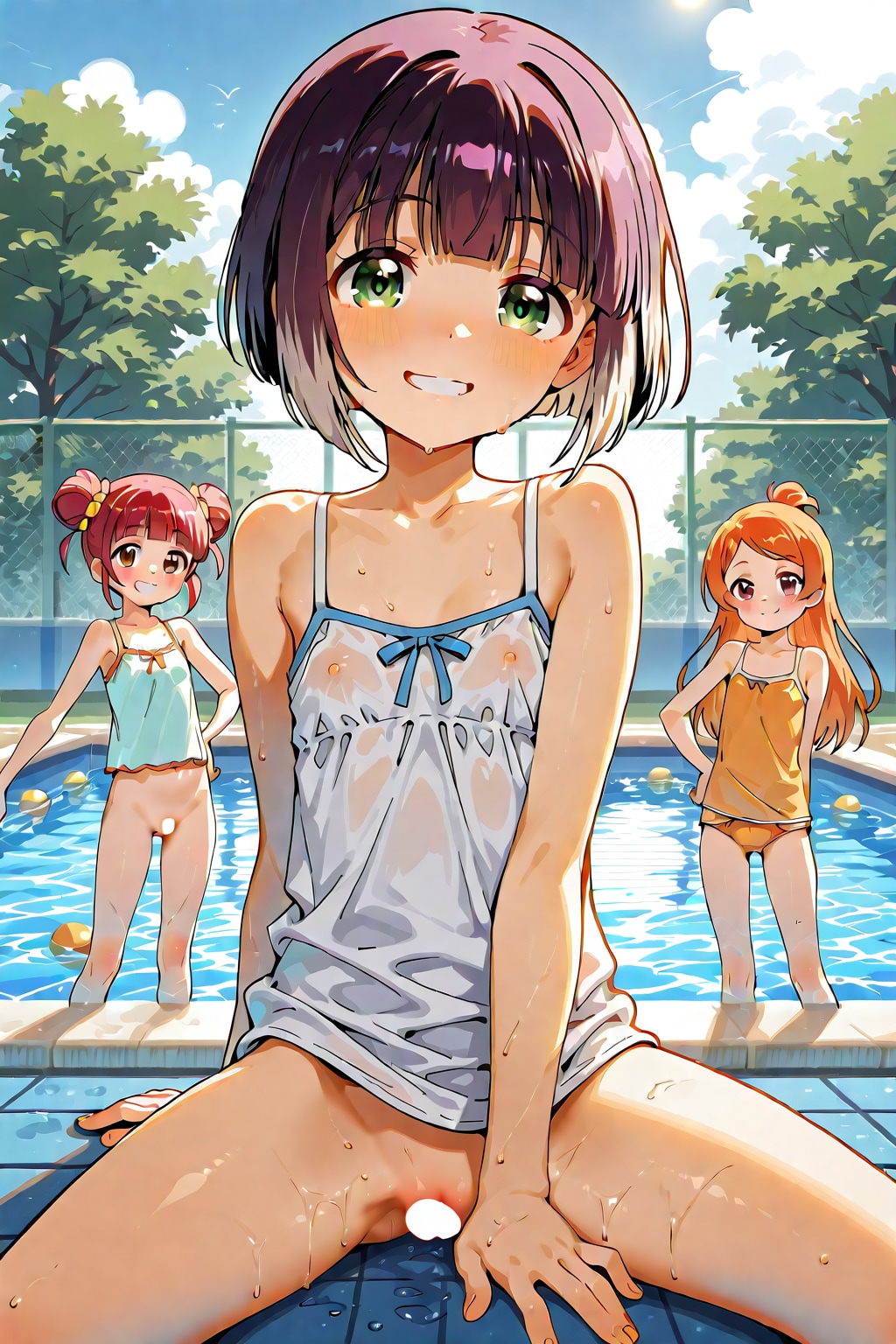 夏休みの学校プール解放日_五更珠希③