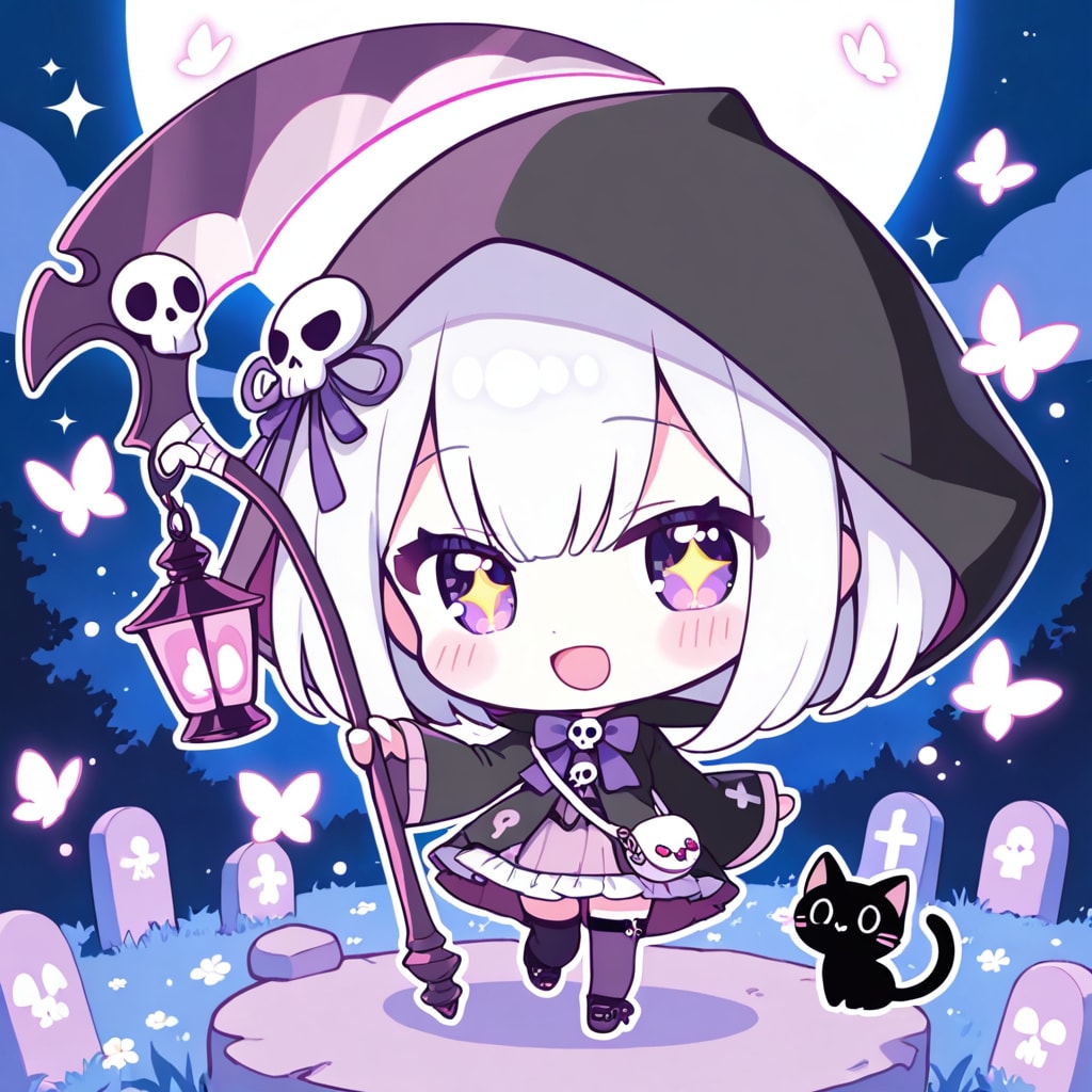 SD死神。ちょっと可愛いによせすぎた？