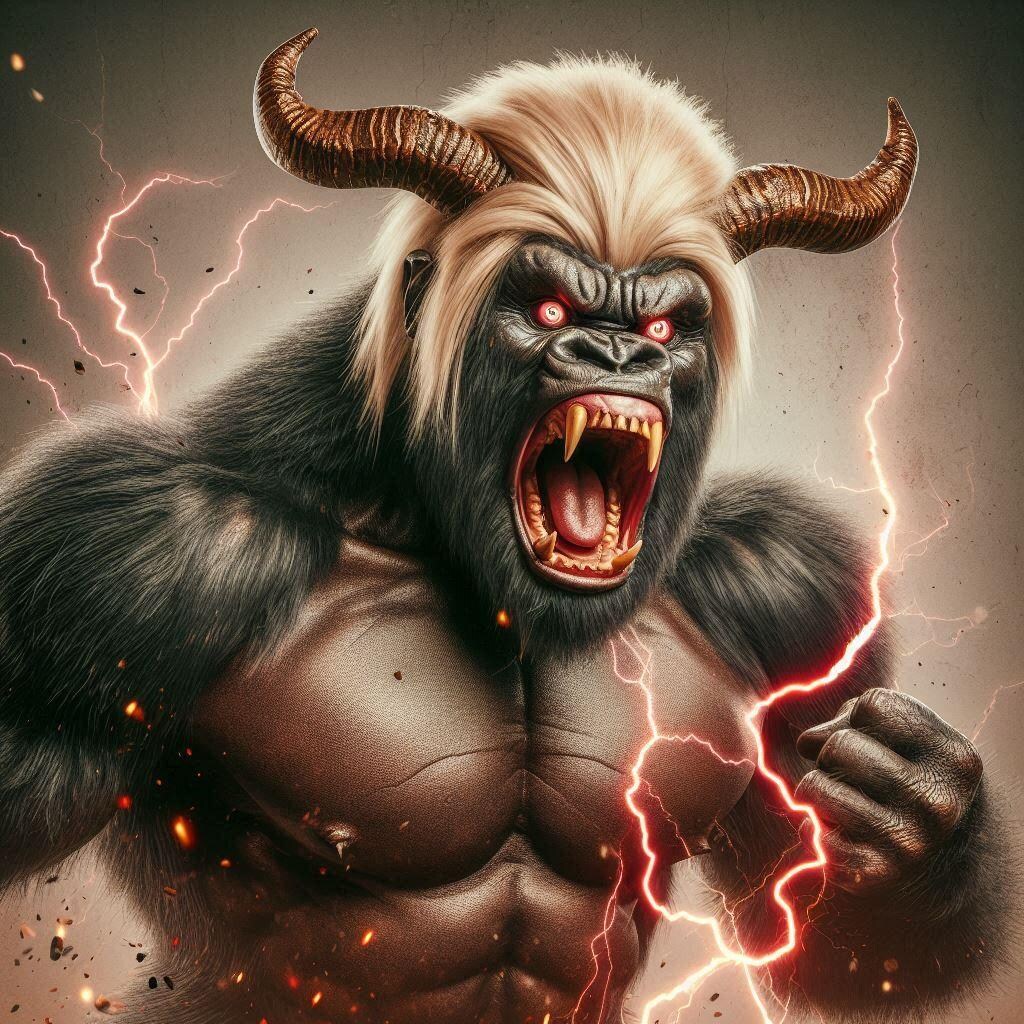 激昂するモンスター