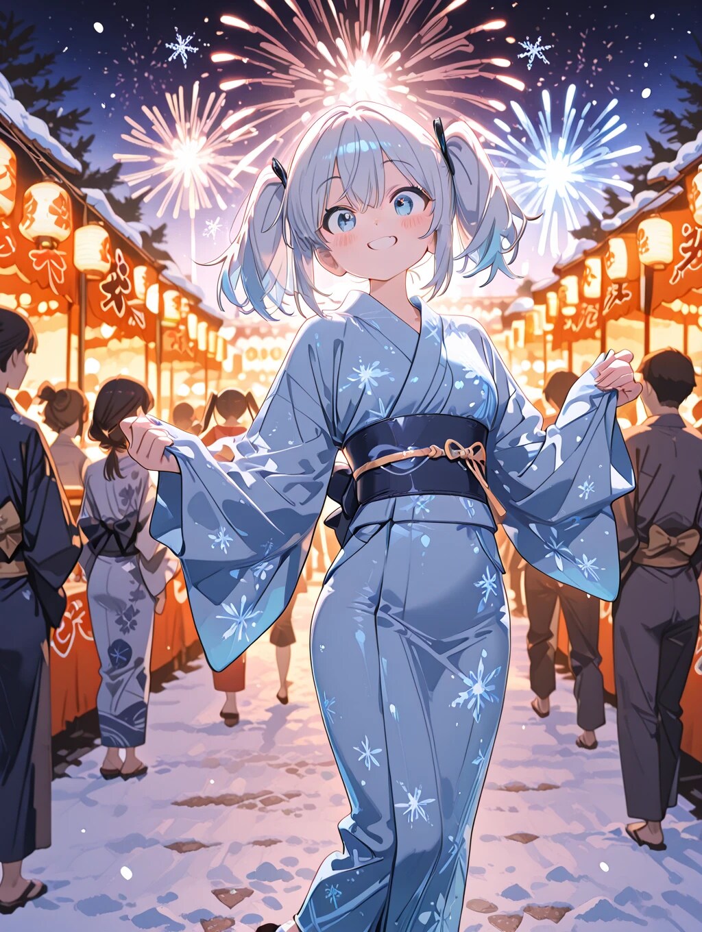 雪の夏祭り | の人気AIイラスト・グラビア
