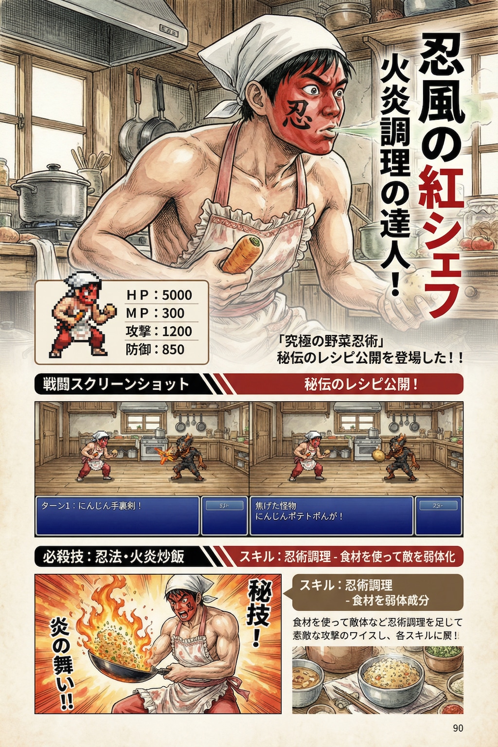 攻略本『炎の料理忍』