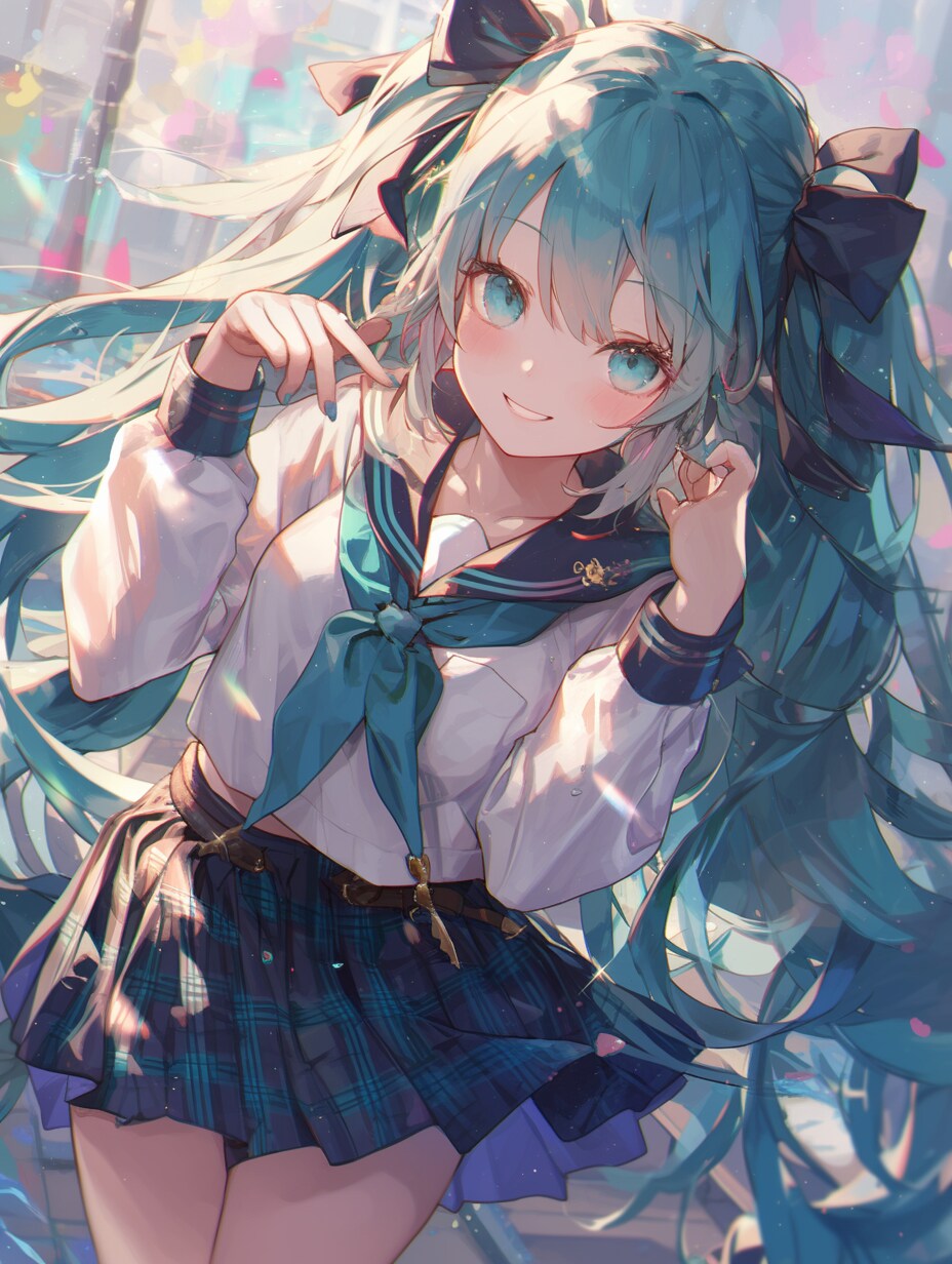 学生服の初音ミク