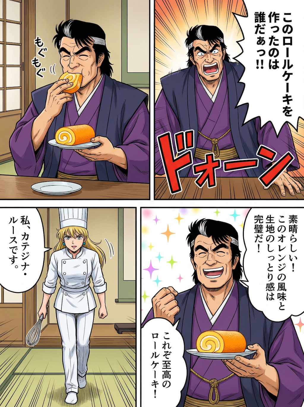 海原雄山vsカテジナ・ルース。