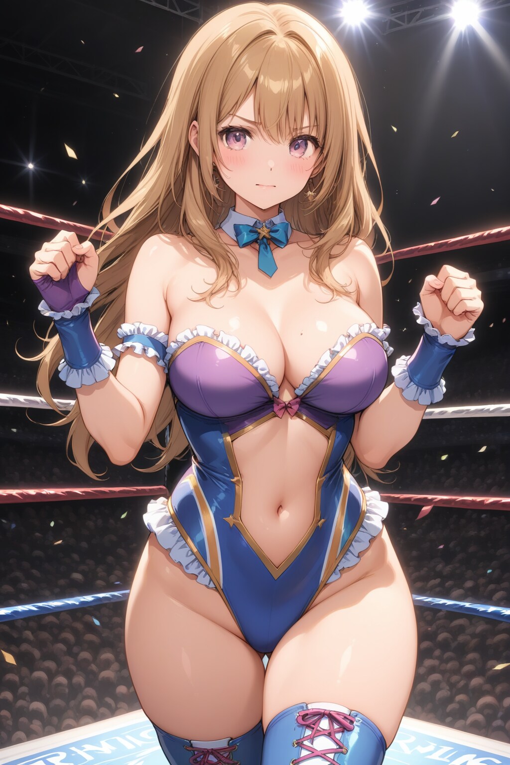 即落ち2コマ！レスラーちゃん！