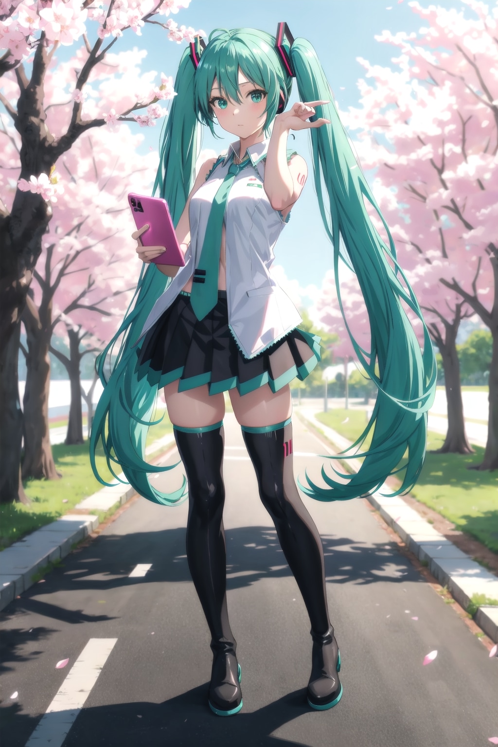 自撮りミクさん