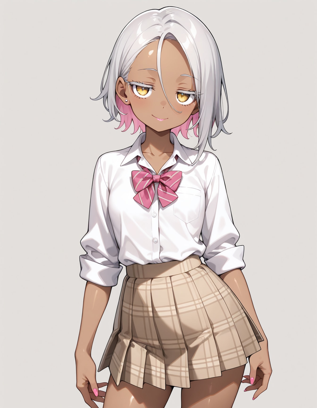 前髪ちょろりギャル | の人気AIイラスト・グラビア