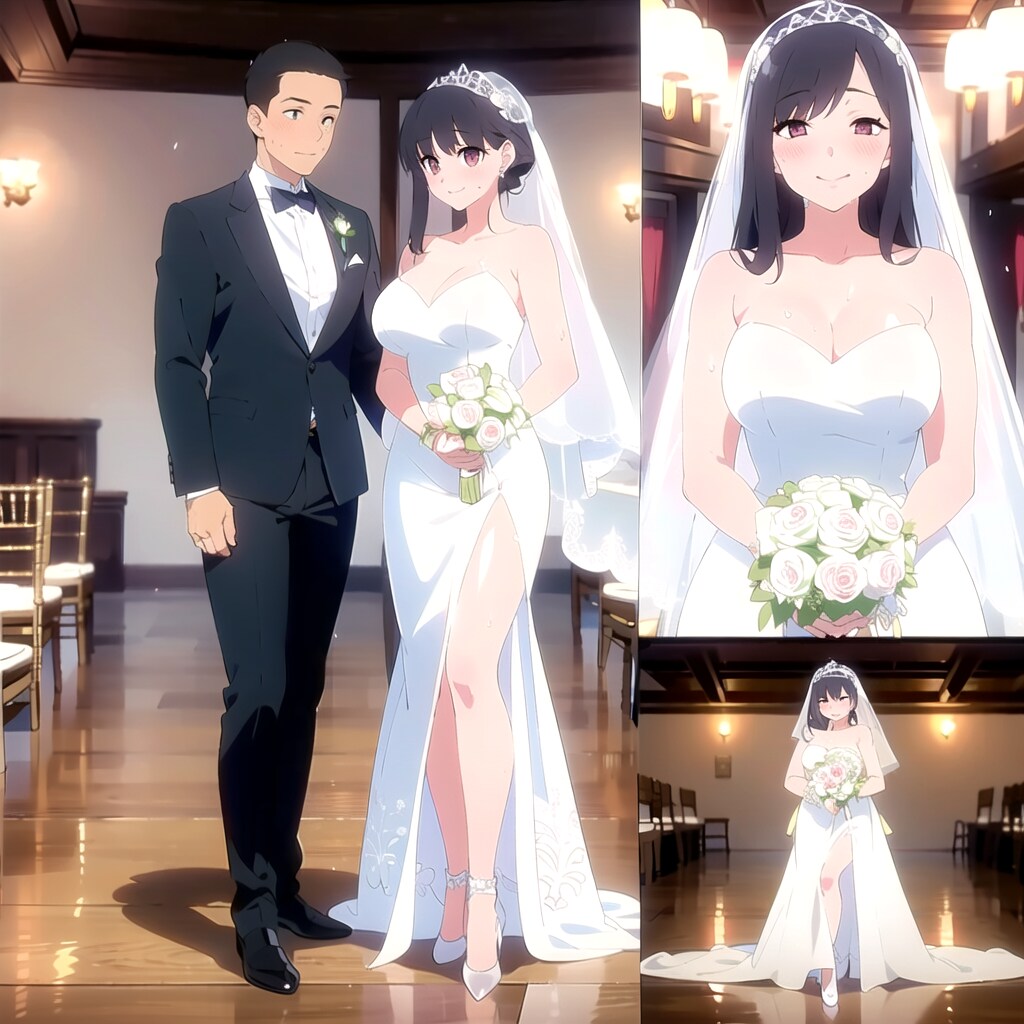 お父さんに連れられて