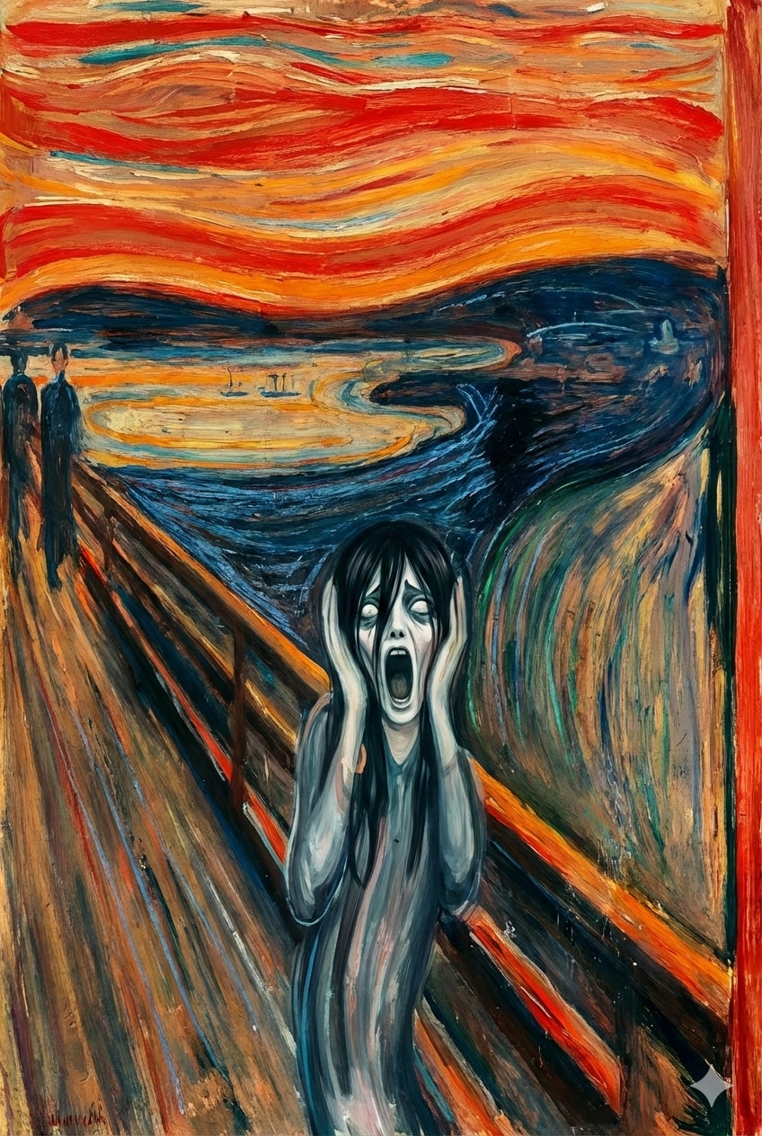 幽霊の叫び声❕貞子?？の叫び？? | の人気AIイラスト・グラビア