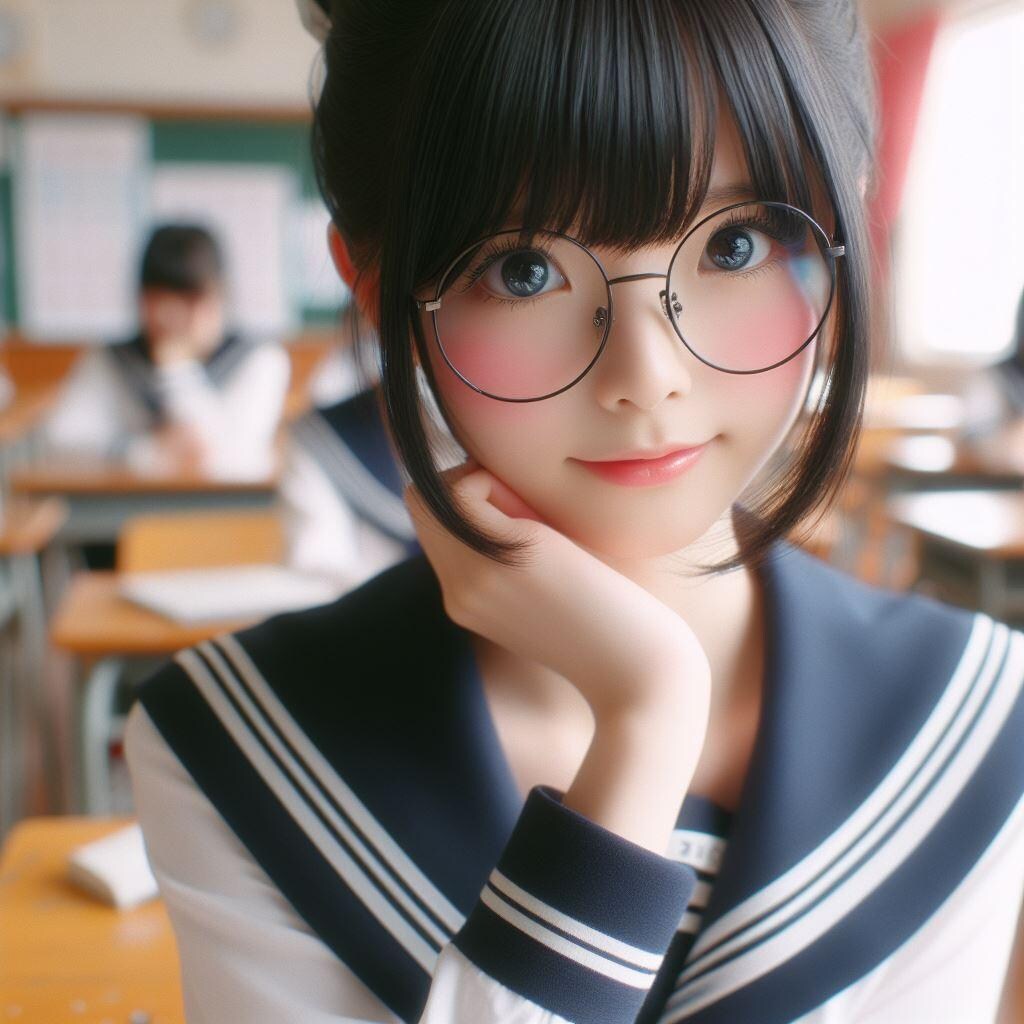 のびかちゃんのポニーテール