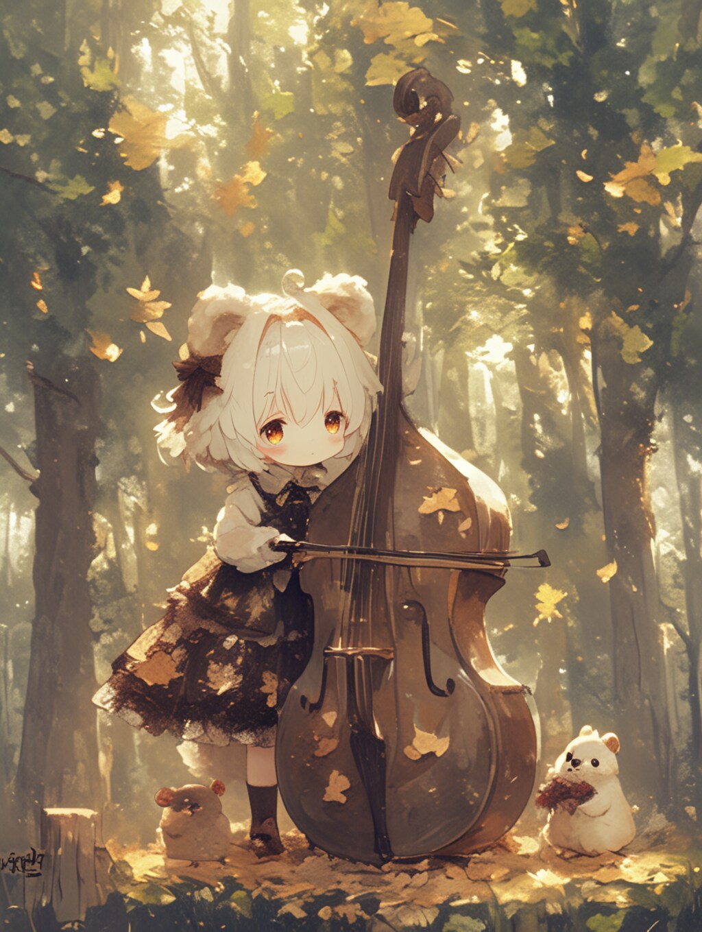 森の音楽会✖︎くま娘②🐾