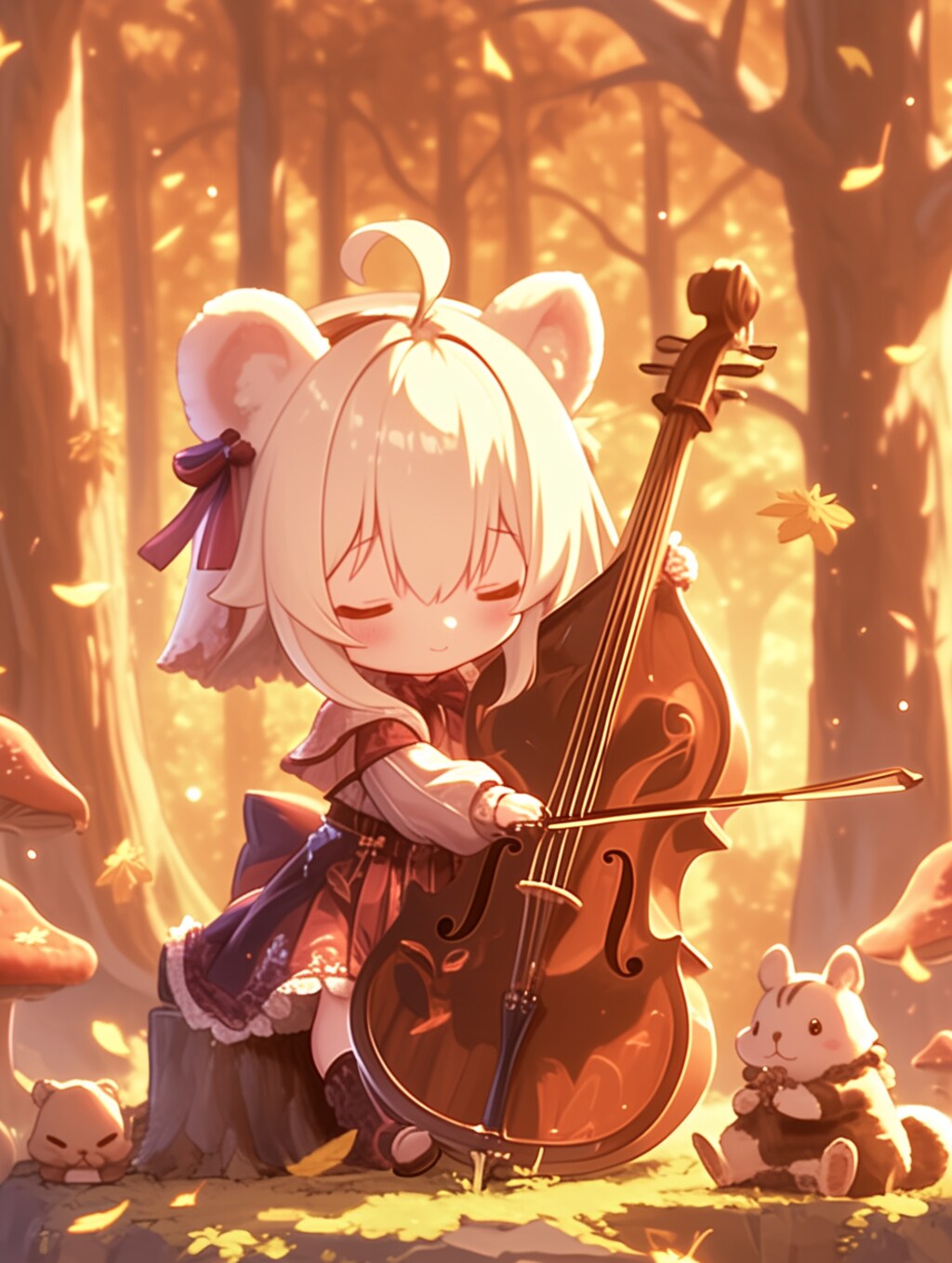 森の音楽会✖︎くま娘②🐾