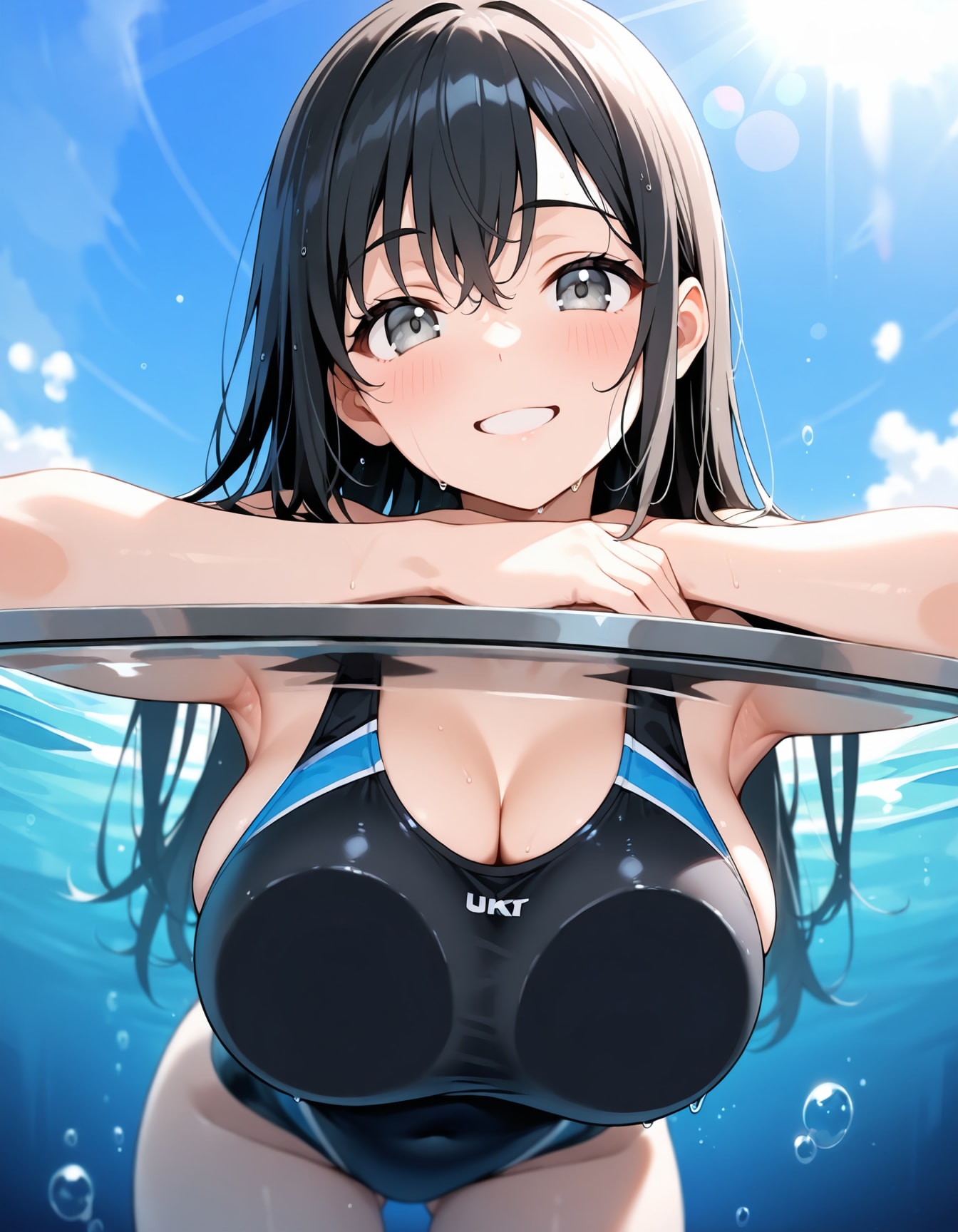 見てないで泳ごうよ