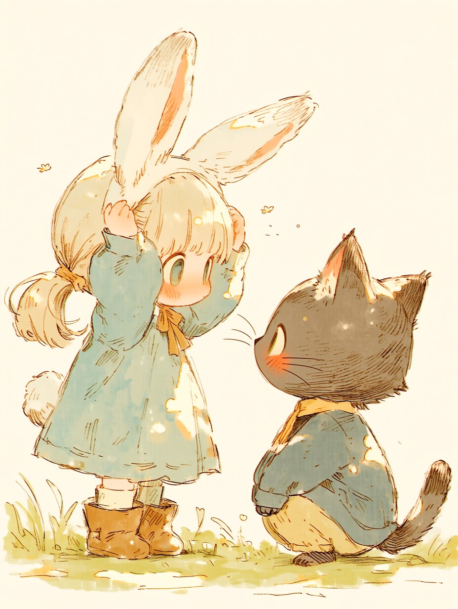 うさぎの耳はこうだよ II