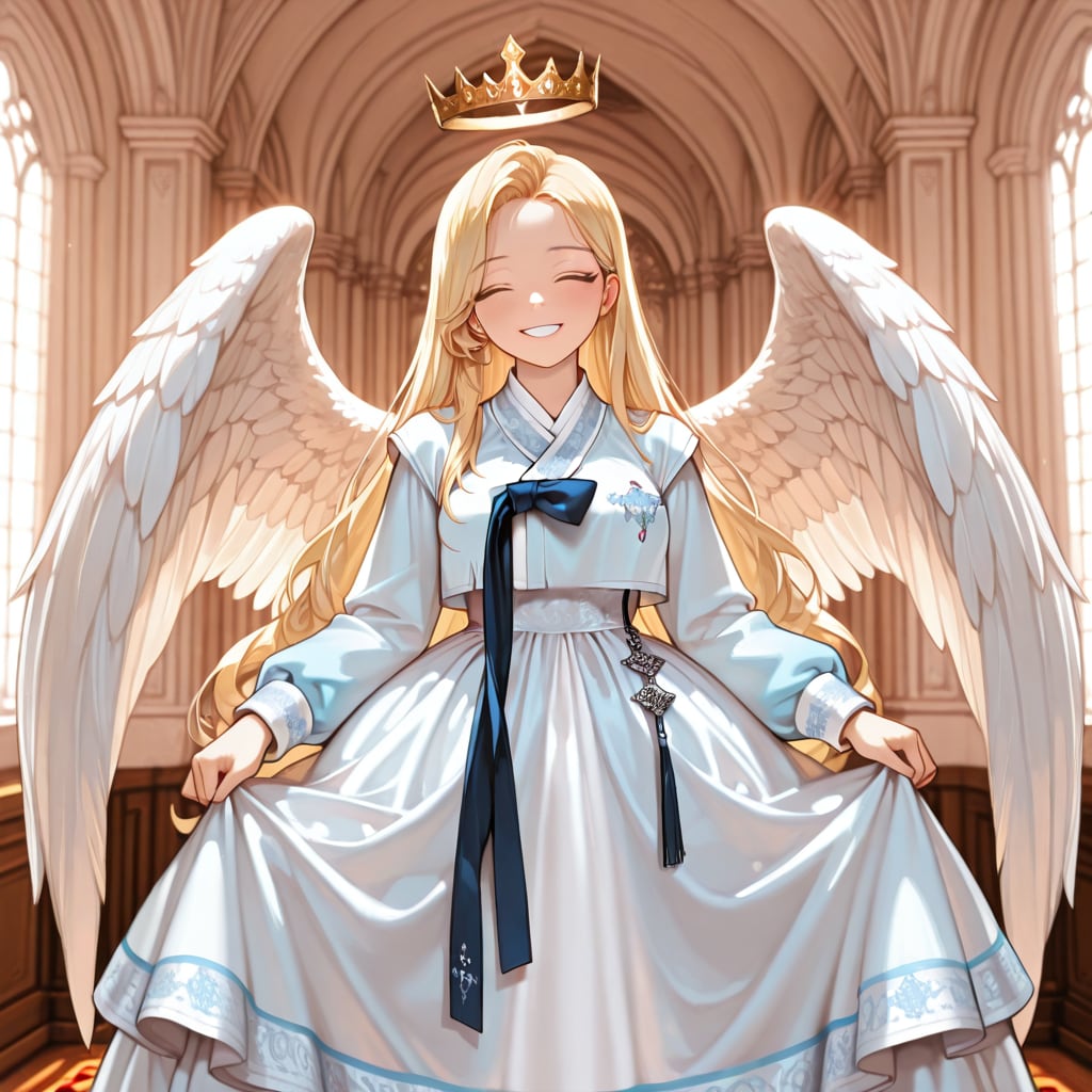 例の王女さまと韓服と