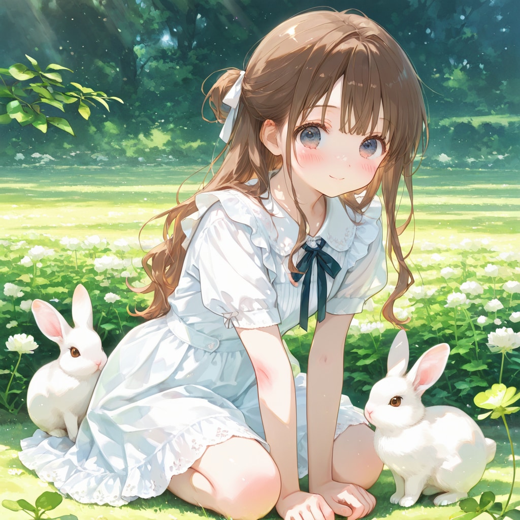ちいさな友だち、みーつけた。🐇