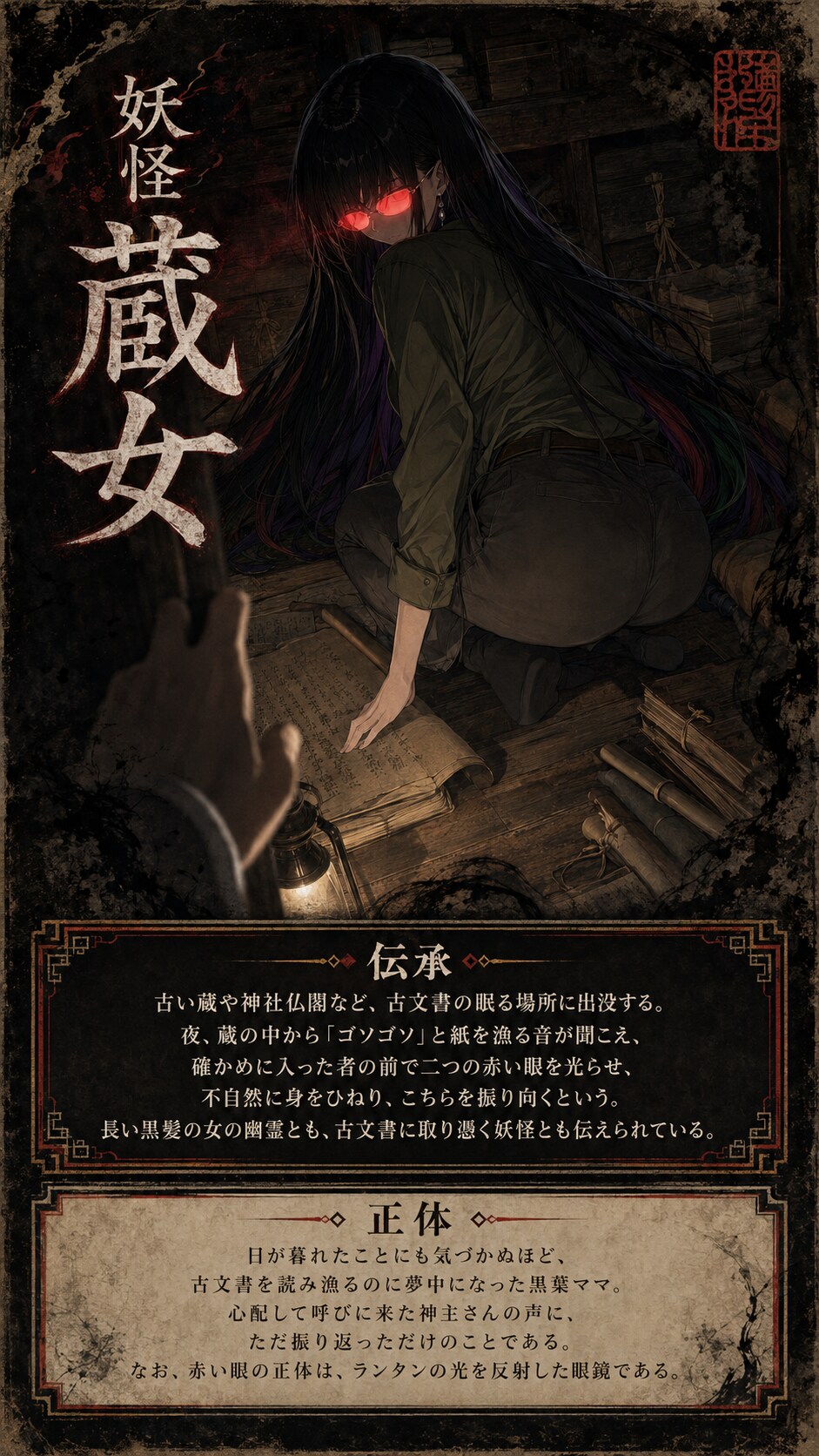妖怪　蔵女 | の人気AIイラスト・グラビア