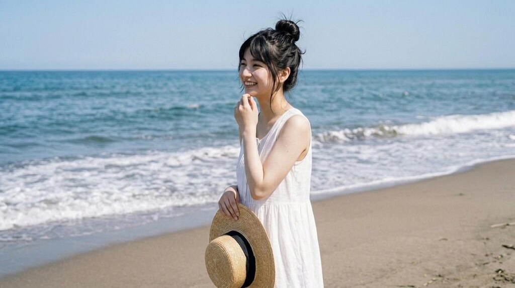 白ワンピース