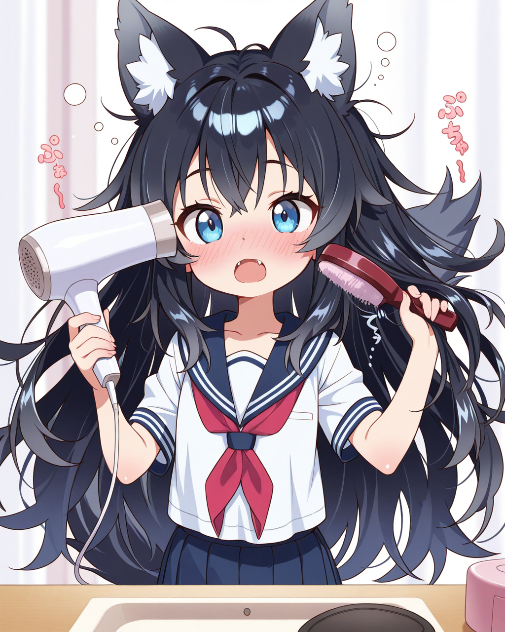 朝の身支度【織慈ナルヨ】 | の人気AIイラスト・グラビア