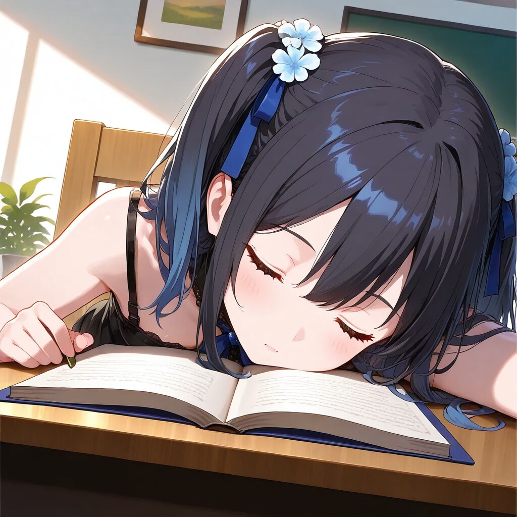 黒髪普段着(勉強お疲れ様〜)_20250418