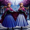 アナと雪の女王のアニメ風作画で描かれる魔法の城とアナの冒険 12枚目