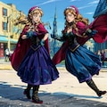 アナと雪の女王のアニメ風作画で描かれる魔法の城とアナの冒険 10枚目