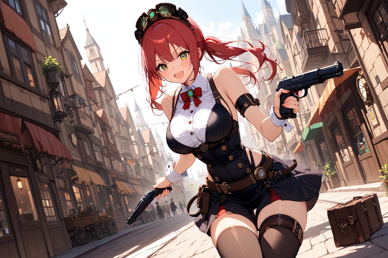 銃戦 HD-2D | の人気AIイラスト・グラビア