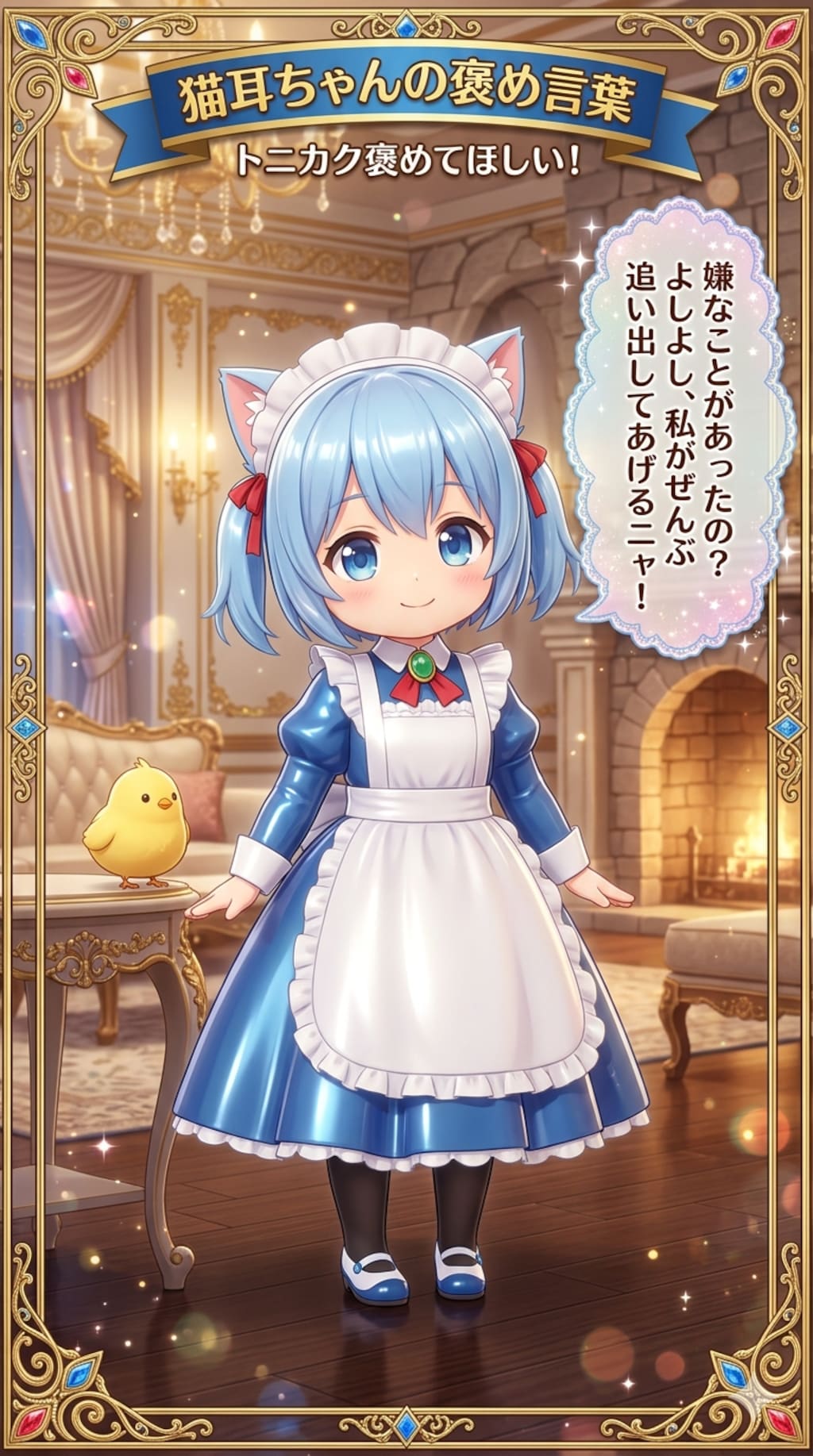 猫耳ちゃんの褒め言葉2