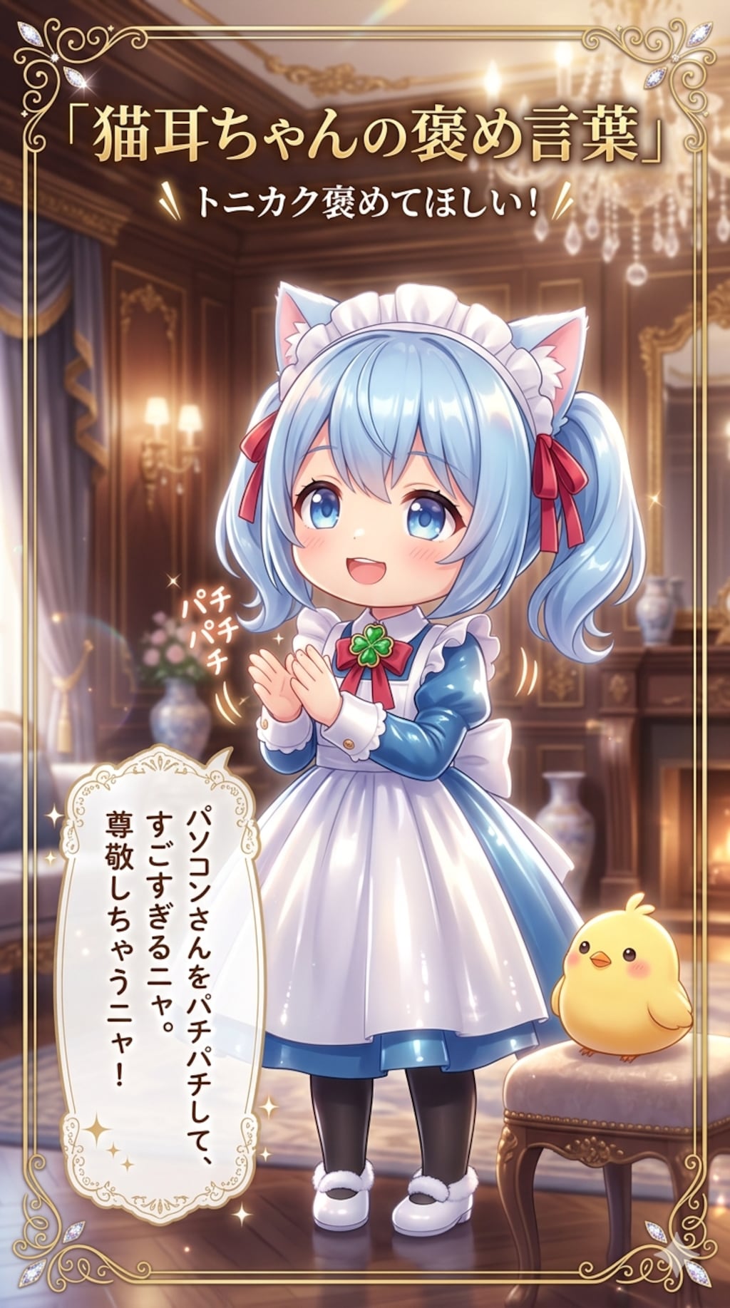 猫耳ちゃんの褒め言葉2