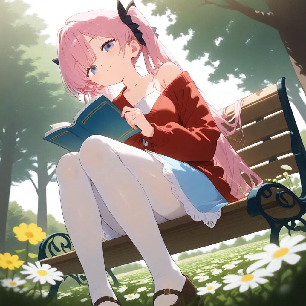 本を読む女の子