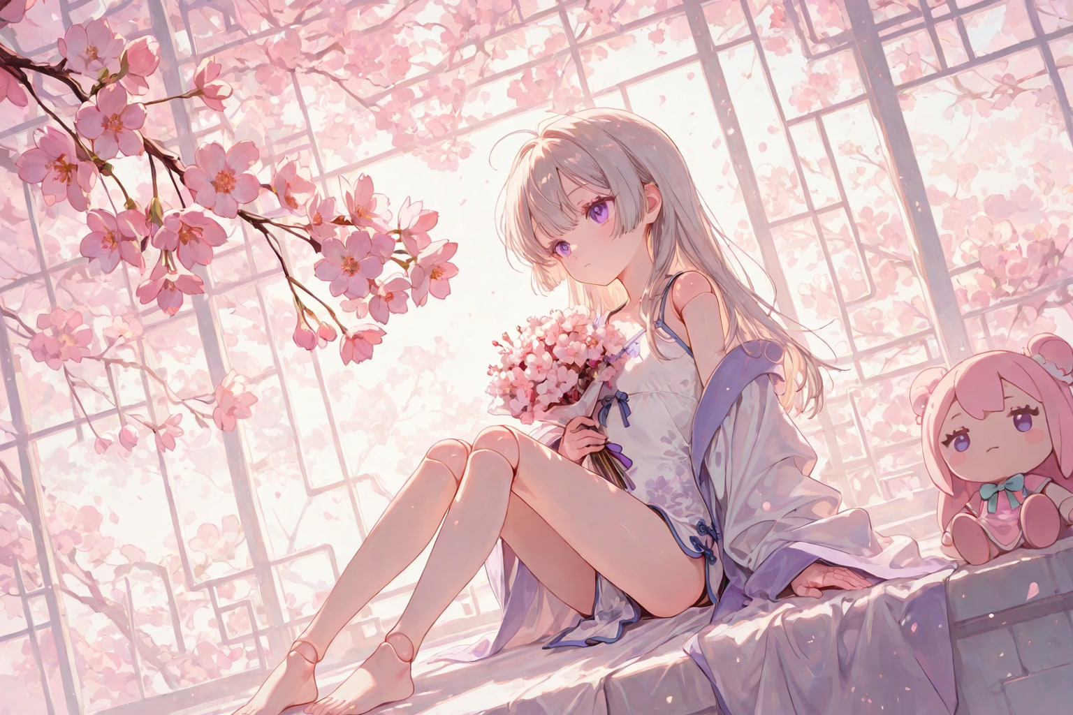 銀髪少女