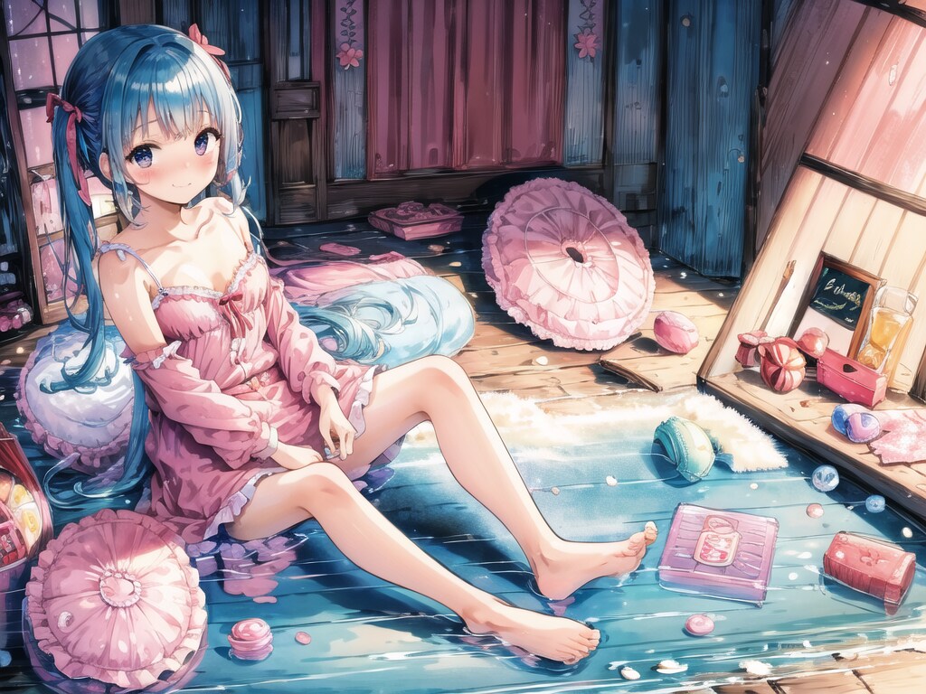 涼みたいから・・・