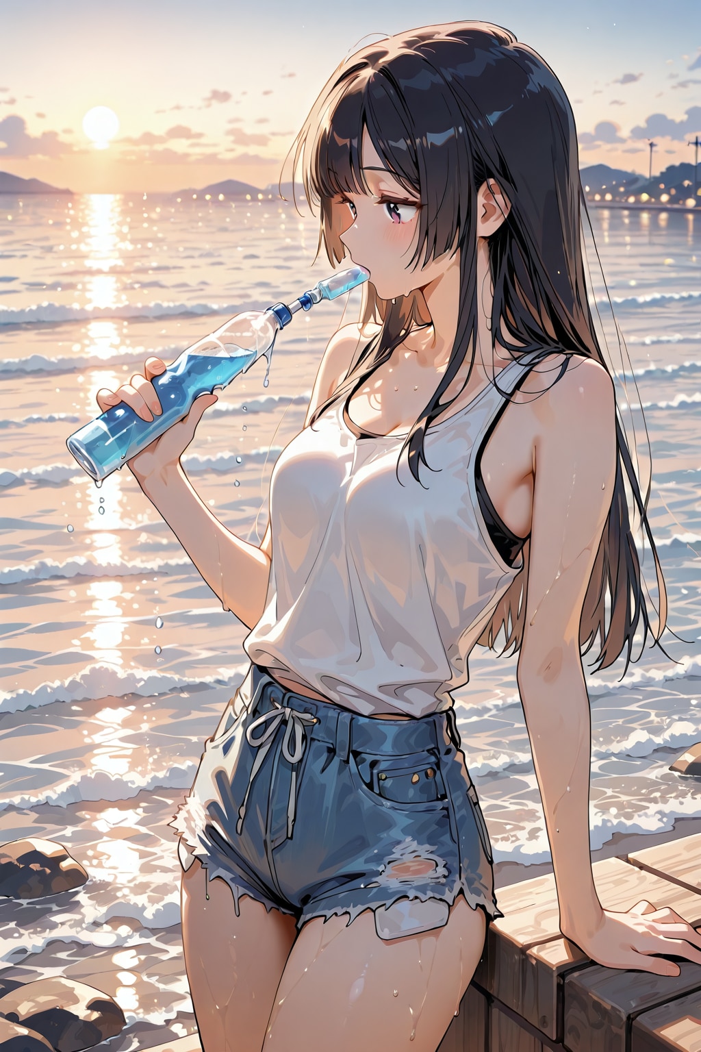 川遊び