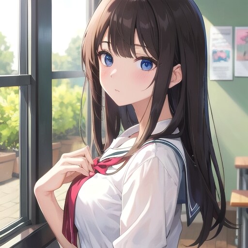 ふと、目が合う | の人気AIイラスト・グラビア