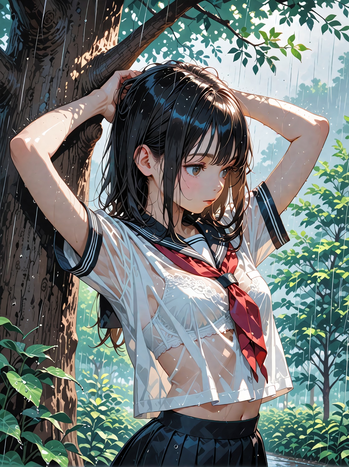 雨宿り