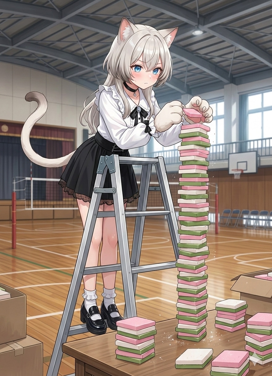 菱餅チャレンジ | の人気AIイラスト・グラビア