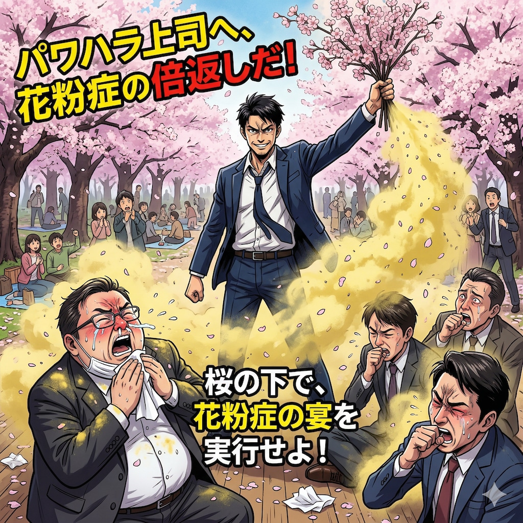 【隠し芸】花粉ショー