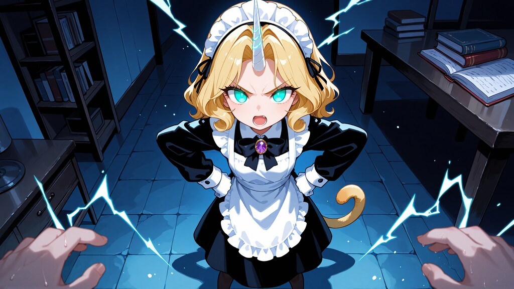 怒らせると怖い系メイドさん