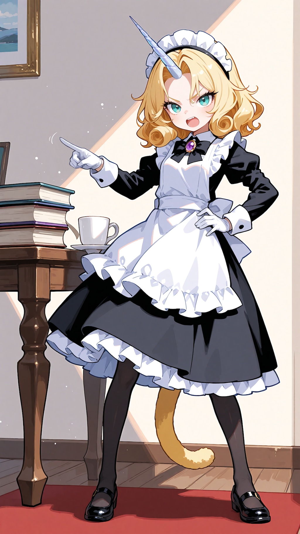 怒らせると怖い系メイドさん