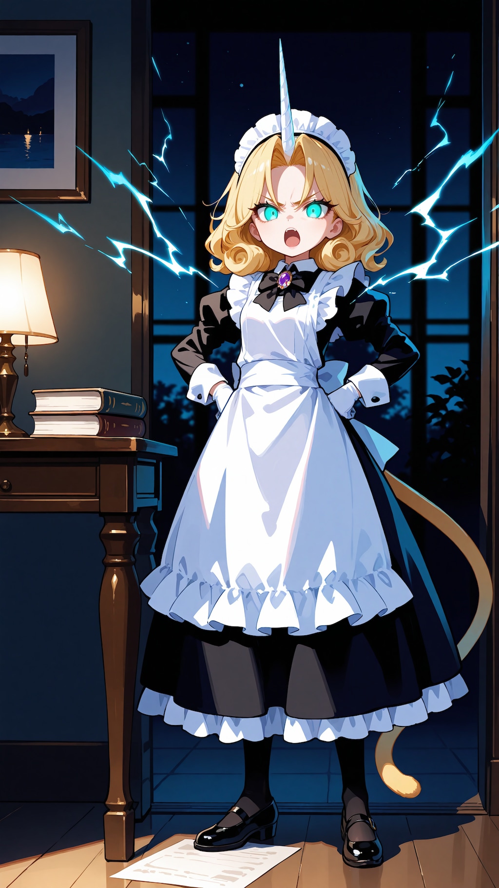 怒らせると怖い系メイドさん